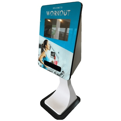 All Right Now Products SmartCurve Wristband Kiosk smartcurve card dispensing touch screen kiosk